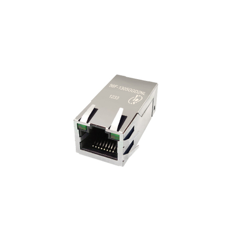 56F-14XX Series Single Port 100/1000 Base-TX PoE & PoE+ RJ45 Jack With Magnetics