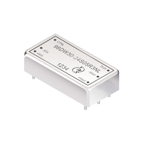 98DW30-R3 Series Railway Application 30W 3KV Isolation 4:1 Wide Input DC-DC Converter