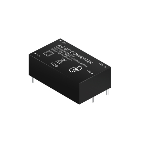 GA10M Series 10W 4KVac Isolation Regulated Output AC-DC Converter (Module)