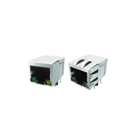 12F/14F-1X Series Single Port 10 Base-T TAB Down RJ45 Jack With Magnetics