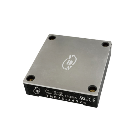 75W 2.25KV Isolation 4:1 Wide Input Half-Brick DC-DC Converter YHB75 Series 