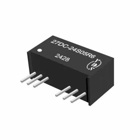 6W SIP8 Single/Dual Regulated Output DC-DC Converter, 1.6KV Isolation, 4:1 Wide Input Range