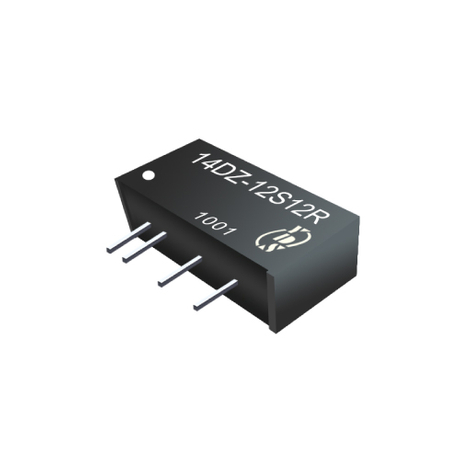 14DZ Series 1W 3KV Isolation 2:1 Input Voltage DC-DC Converter