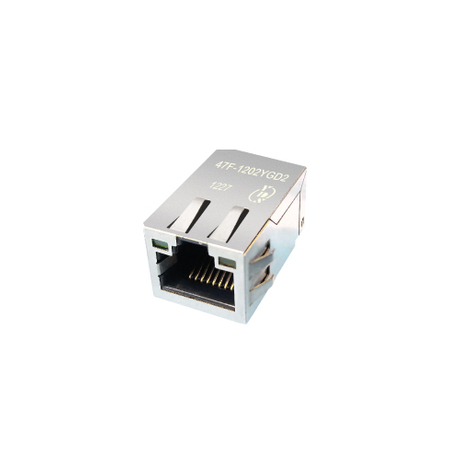 47F Series Single Port 10/100/1000 Base-T TAB Up RJ45 Jack With Magnetics