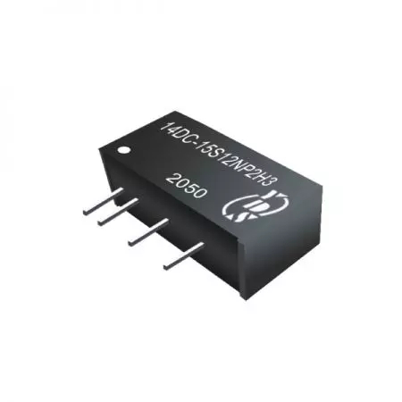 2W High Efficient SIP7 DC-DC Converter,1.5KVDC & 3KVDC Isolation