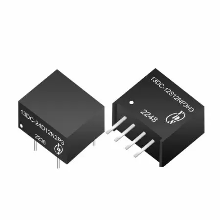 DC-DC Converter, High Efficient, 1.5KVDC & 3KVDC Isolation, 3W, SIP4 & DIL8 Package