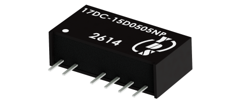 1W DC-DC Converter In SIP7 Package With 1500V To 3000V Isolation And 82% Efficiency