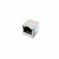 Vertical (180°) RJ45 Jack With Magnetics | 10/100 Base-T | 180 Degree Tab Up | 1500Vrms