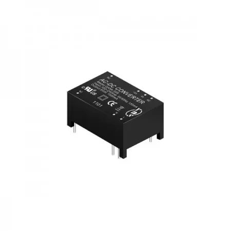 AC-DC Converter Module, 5~6W Single Regulated Output Power, 3KVac Isolation, DIL7 Package