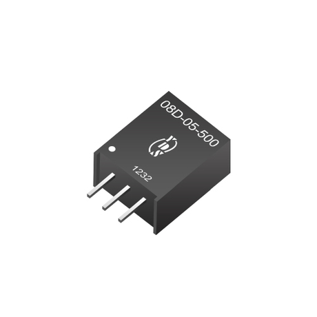 08D-500 Series Non Isolation 1.65 ~7.5W DC-DC Converter (Switching Regulator)
