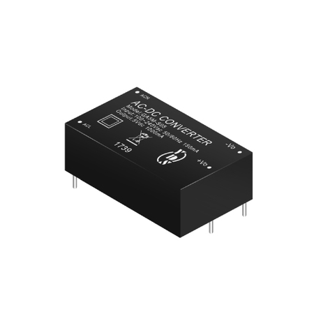 GA5M Series 5W 4KVac Isolation Regulated Output AC-DC Converter (Module)