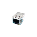 48F Series Single Port 100/1000 Base-T TAB Down RJ45 Jack With Magnetics