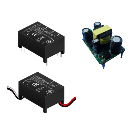 GA003/GB003/GC003 Series 3W 3KVac Isolation Regulated Output AC-DC Converter (Module)
