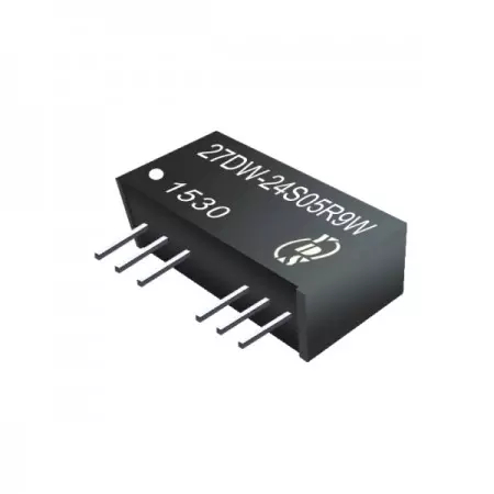 9W SIP8 Single/Dual Output DC-DC Converter, 1.6KV Isolation, 4:1 Wide Input Range