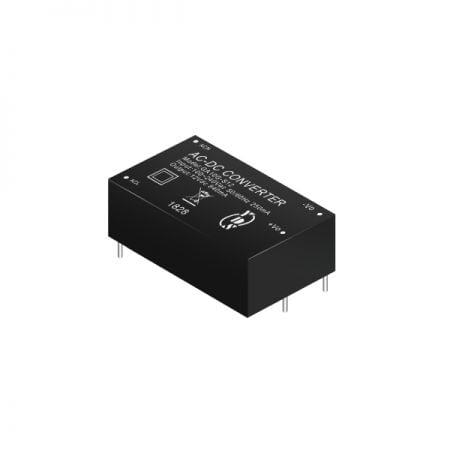 AC-DC Converter Module, DOE Level VI compliant, 10W Single Regulated Output Power, 2" X 1" size, 3KVac Isolation,DIL4 Package - 10W 3KVac Isolation Green AC-DC Converters (Module)