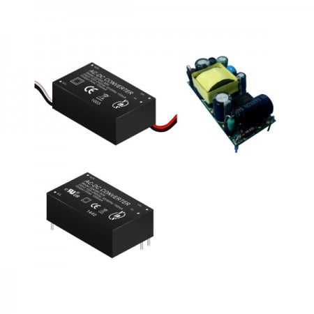 AC-DC Converter Module, 5W Single Regulated Output, 3KVac Isolation