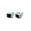 RJ45 Jack With Magnetics, 10 Base-T, Single Port
