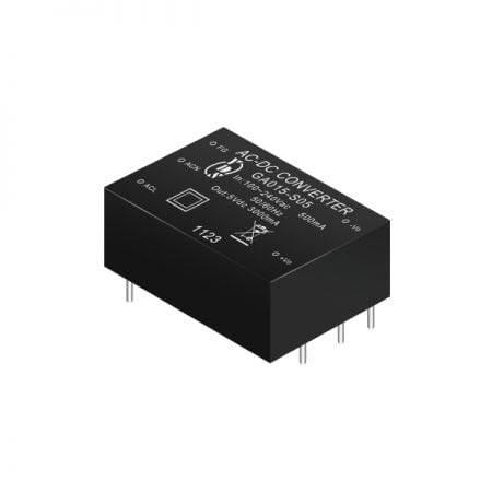 AC-DC Converter Module, 13W~19W Single & Dual Regulated Output, 3KVac Isolation, DIL6 Package - 13 ~ 19W 3KVac Isolation AC-DC Converters (Module)
