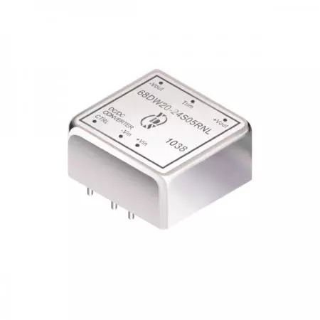 20W DC-DC Converter In DIL6 Package With CE Certification 4:1 Wide Input Range And 90% Efficiency