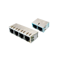 6XF Series 1xN Port 10/100/1000 Base-T TAB Down RJ45 Jack With Magnetics