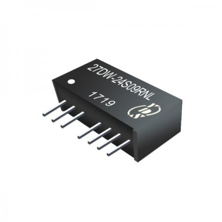2W SIP8 Single Output DC-DC Converter, 1KV & 3KV Isolation, 4:1 Wide Input Range