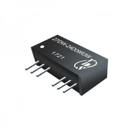 3W SIP8 Dual Output DC-DC Converter, 1.5KV&3KV Isolation, 4:1 Wide Input Range - 3W Dual Output 1.5KV&3KV Isolation 4:1 SIP DC-DC Converters
