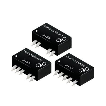 DC-DC Converter, High Efficient, 1.5KVDC & 3KVDC Isolation, 2W, SMD18、22 Package - High Efficient 2W 1.5KVDC&3KVDC isolation SMD DC-DC Converters