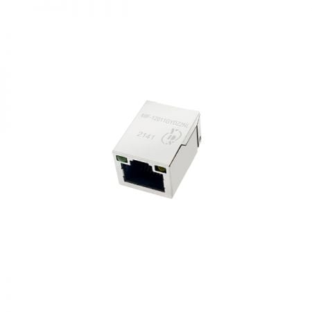 10/100 Base-T RJ45 Jack with/without LEDs | 2250VDC Isolated | SMD10 Magnetics - Single Port 10/100 Base-T SMD RJ45 Jack with Magnetics