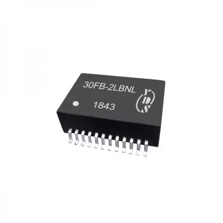 SMD24 5G Base-T 5GbE LAN Filter With 1500Vrms Isolation And Integrated Magnetics