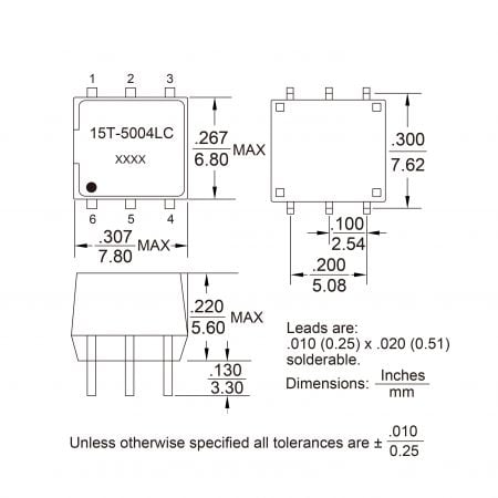 15T Custom telecom transformer manufacturer Mechanicals and Dimensions