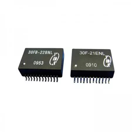 10/100/1000 Base-T SOIC24 LAN Filter Magnetics 1500Vrms Isolation