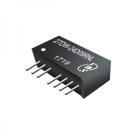 2W SIP8 Dual Output DC-DC Converter, 1KV & 3KV Isolation, 4:1 Wide Input Range
