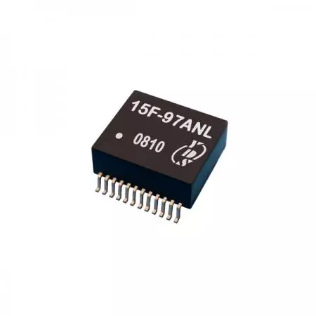 Ethernet Magnetics Module, 10G Base-T Support PoE&PoE+&PoE++,1500Vrms Isolated,SMD24 Package