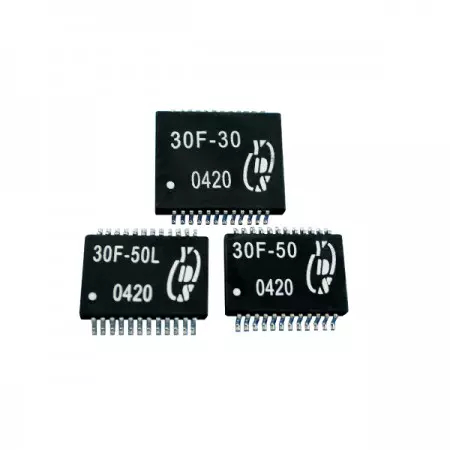 10/100/1000 Base-T SMD24 LAN Filter Magnetics, 1500Vrms Isolation, PC Card Application
