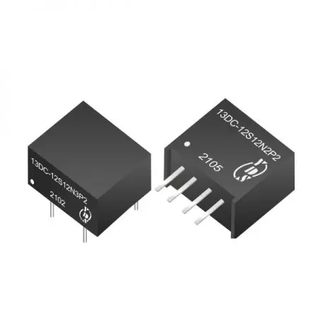DC-DC Converter, High Efficient, 1.5KVDC & 3KVDC Isolation, 2W, SIP4 & DIL8 Package