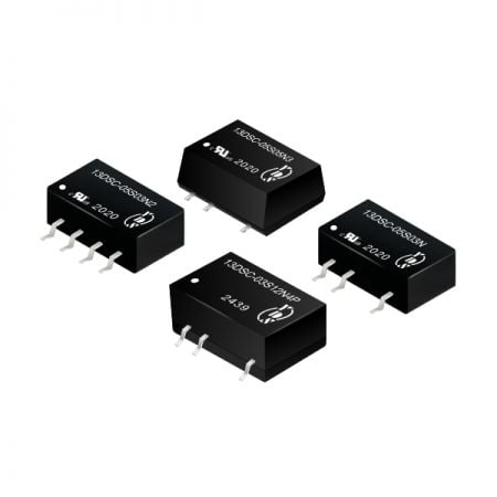 DC-DC Converter, High Performance Efficiency, 1.5KVDC & 3KVDC Isolation, 1W, SMD14 Package - High Efficient 1W 1.5KVDC&3KVDC isolation SMD DC-DC Converters
