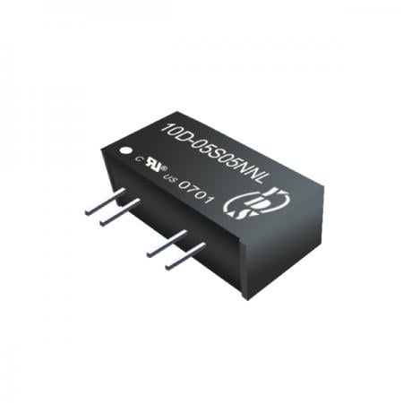 1W SIP6 DC-DC Converter, 1KV Isolation, Unregulated Output