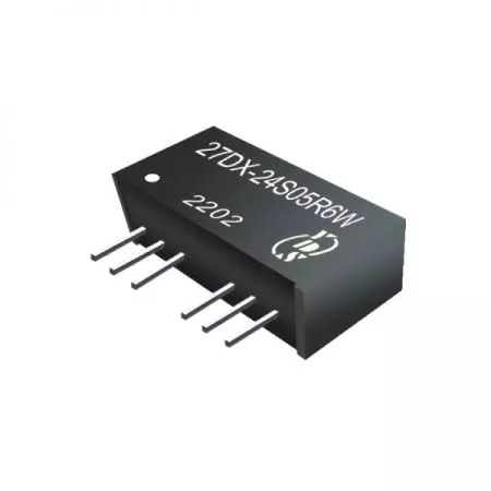 6W SIP8 Single Output DC-DC Converter, 1.5KV Isolation, 10:1 Wide Input Range
