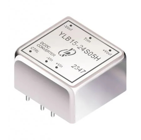 DC-DC Converter, 15W Single Regulated Output Power, 3KVdc Isolation, 4:1 Wide Input Range,1" X 1" Size, DIL6 Package