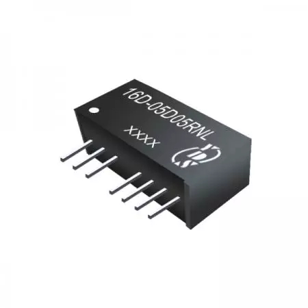 1W SIP8 Regulated Dual Output DC-DC Converter, 1KV Isolation, 2:1 Wide Input Range