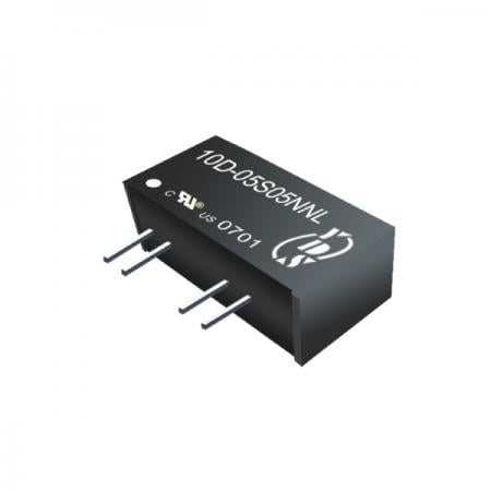 1W SIP6 DC-DC Converter, 1KV Isolation, Unregulated Output - 1W 1KV Isolation SIP Package DC-DC Converters