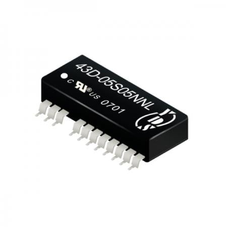 1.8W SMD24 Single/Dual Output DC-DC Converter, 0.5KV Isolation - 1.8W 0.5KV Isolation SMD DC to DC Converters