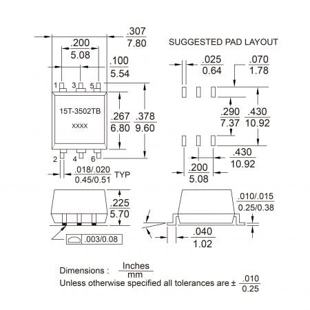 15T Custom telecom transformer manufacturer Mechanicals and Dimensions
