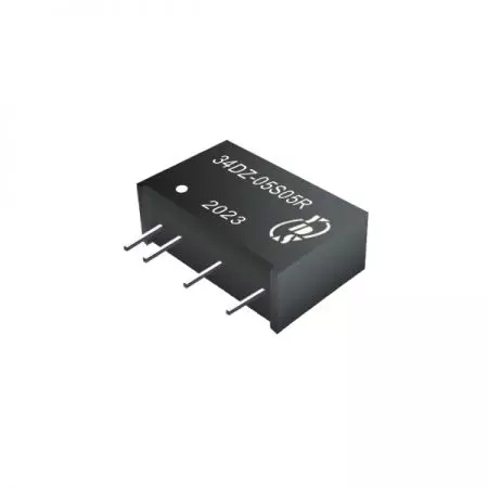 1W SIP6 Single/Dual Regulated Output DC-DC Converter, 1.5KV Isolation, 2:1 Wide Input Range Module