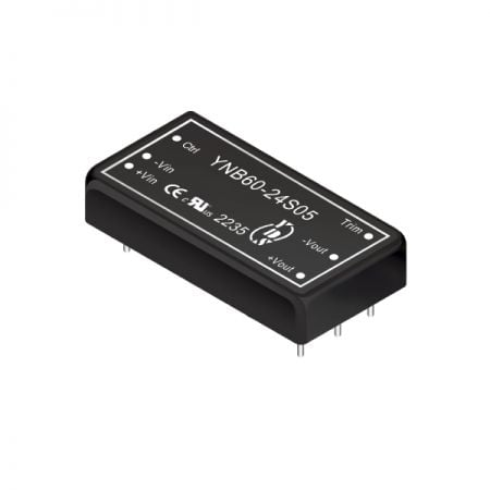 DC-DC Converter, 60W Single Regulated Output Power, 1.6KVdc Isolation, 4:1 Wide Input Range,2" X 1" Size, DIL6 package - 60W 1.6KV Isolation 4:1 DIP DC-DC Converters