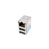 45F Series 10/100/1000 Base-T Dual USB Integrated RJ45 Jack With Magnetics