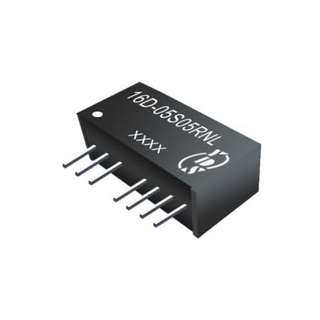 1W SIP8 Regulated Single Output DC-DC Converter, 1KV Isolation, 2:1 Wide Input Range