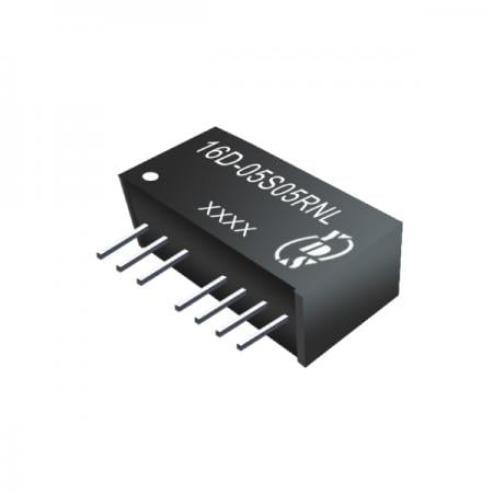 1W SIP8 Regulated Single Output DC-DC Converter, 1KV Isolation, 2:1 Wide Input Range