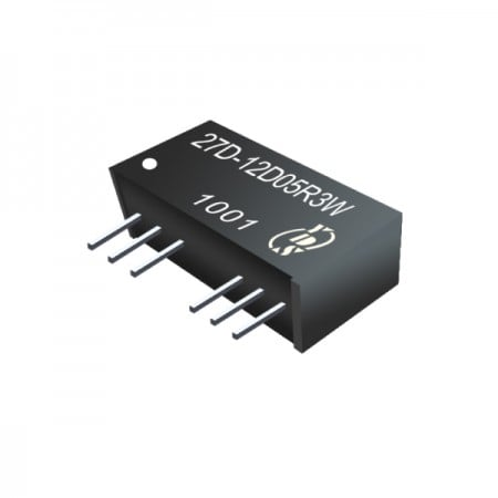3W 1.5KV&3KV Isolation 2:1 SIP DC-DC Converter(27D-3W Series Dual Output) | industrial SIP8 dc-dc converter | Reliable DC-DC power solution