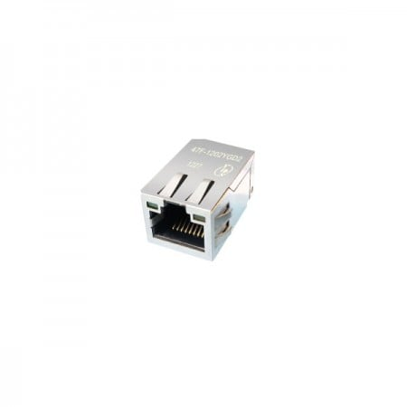 Gigabit RJ45 Jack with/without LEDs | 10/100/1000 Base-T | 2250VDC Isolated | Through Hole - Single Port 10/100/1000 Base-T RJ45 Jack